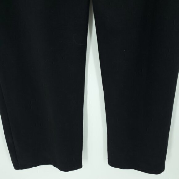 Diane Von Furstenberg Gavin Pants Wide Leg Stretch Ponte Mid-Rise 6 Black - Picture 12 of 16